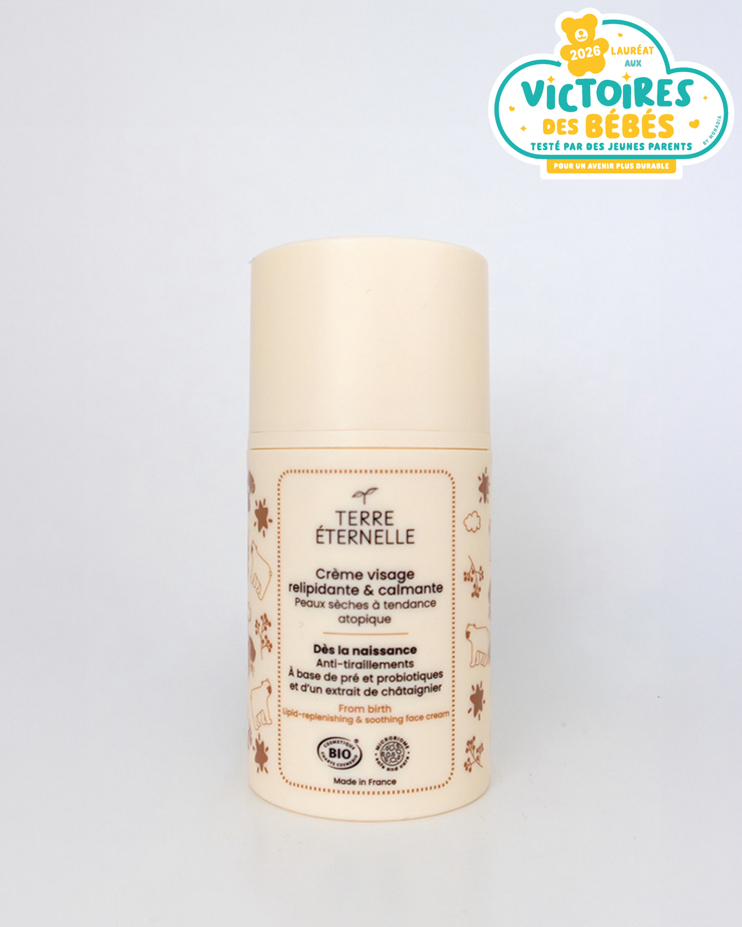 Crème visage relipidante & calmante